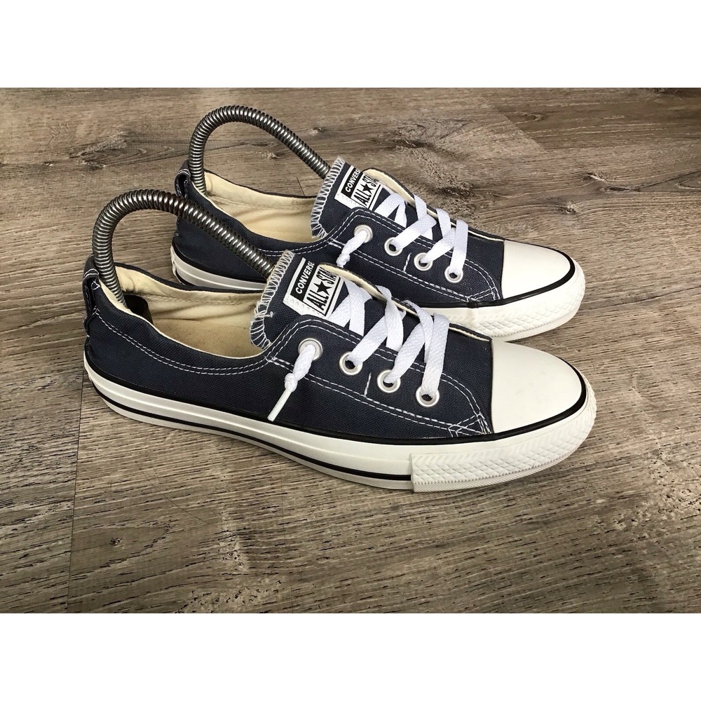 Converse Chuck Taylor Shoreline Shoes Womens Size 8 Navy Blue Sneakers 537080F